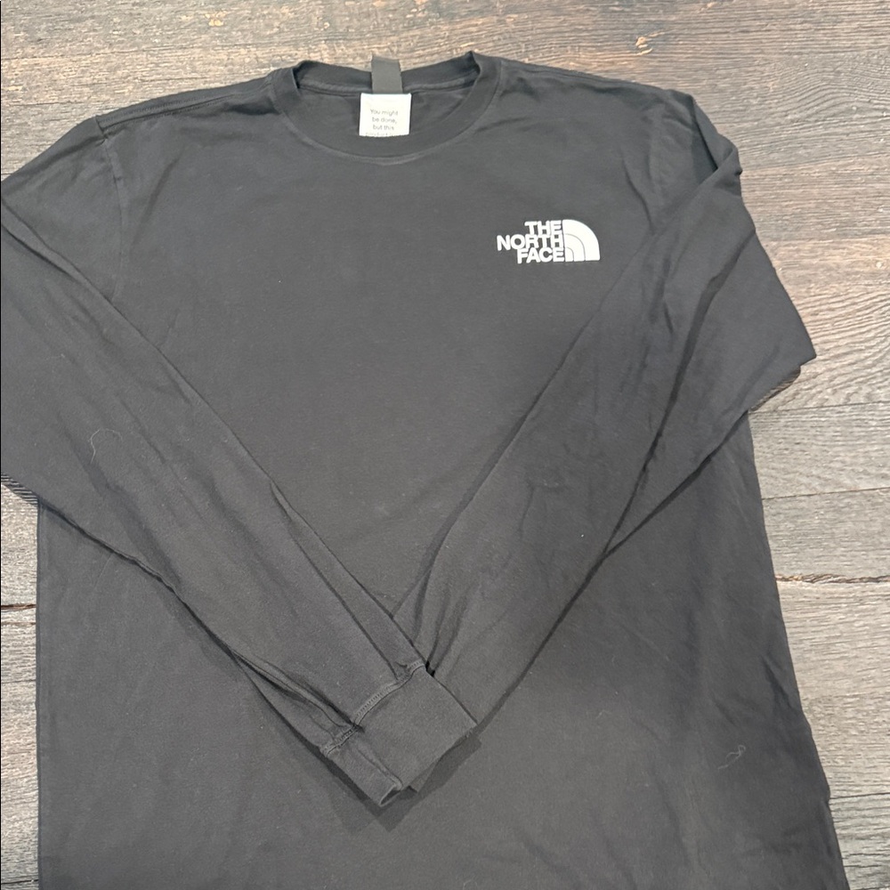The North Face Men's Charcoal Long Sleeve Tee